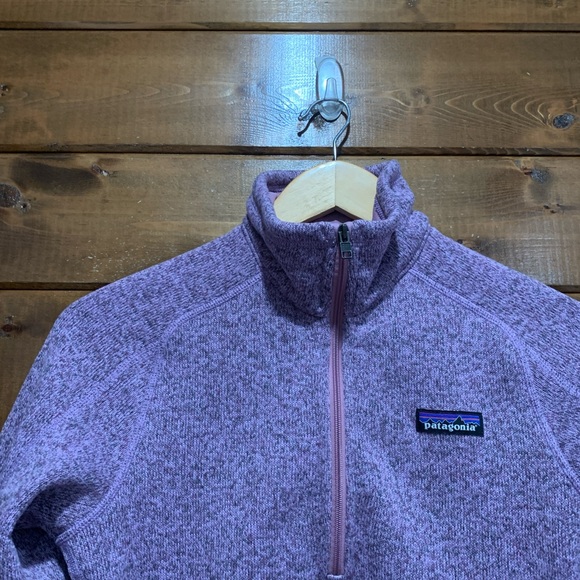 Patagonia Pink Purple Half Zip Better Sweater - Picture 2 of 5